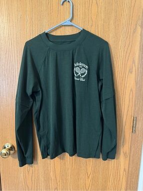 lululemon 1998 Tennis Club Long Sleeve Shirt Dark Green